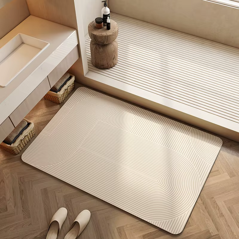 Tapis de salle de bain absorbant
