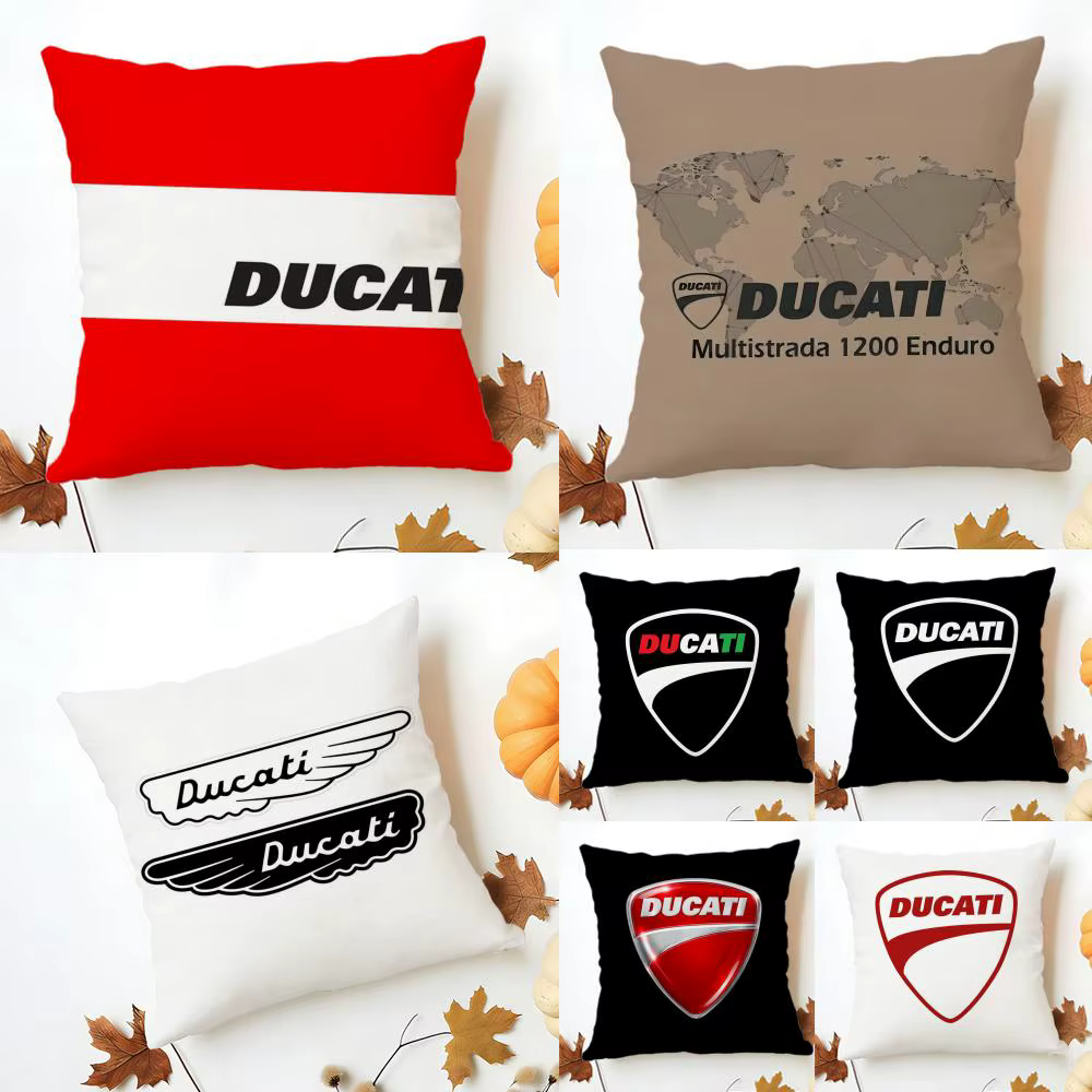 D-DucatiS Housse de coussin de luxe en lin lavable