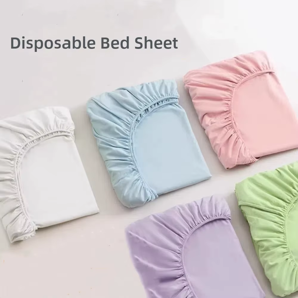 Drap-housse Non tissé jetable avec bandes élastiques