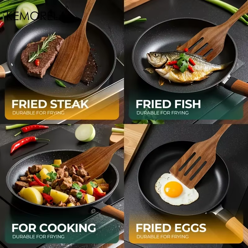 Spatule de cuisson, ustensile en bois