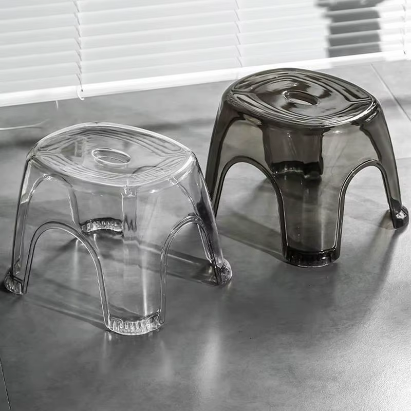 Tabouret de pied de douche Transparent