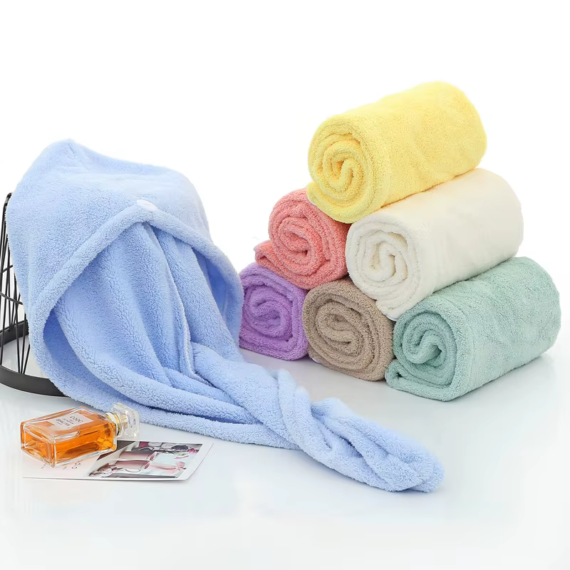 Serviette magique en microfibre pour cheveux
