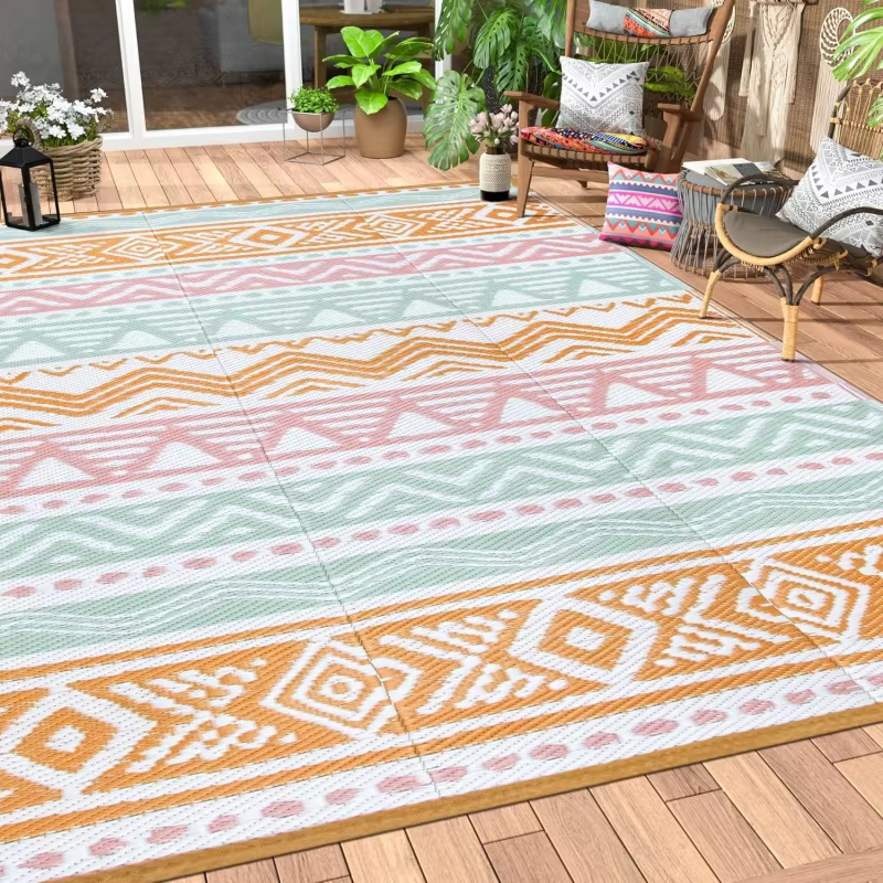 Tapis d'extérieur pliable VIKAMA pour camping-car