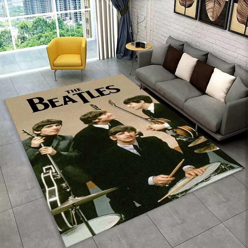 Tapis de sol antidérapant The B-Beatles Rock Band Star pour salle de jeux
