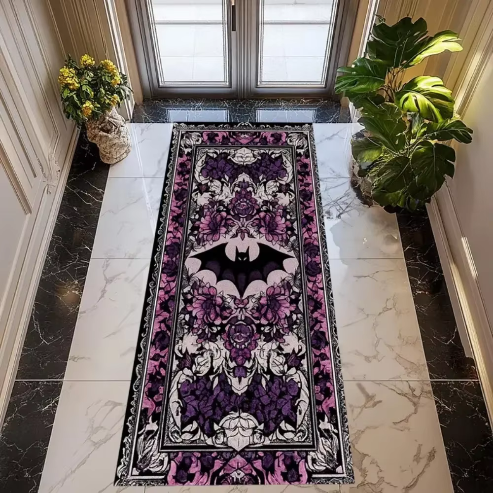 Tapis chauve-souris gothique