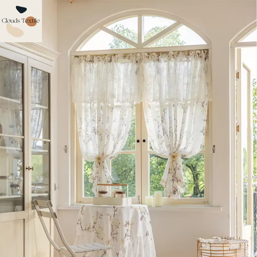 Voile de fenêtre américain rustique