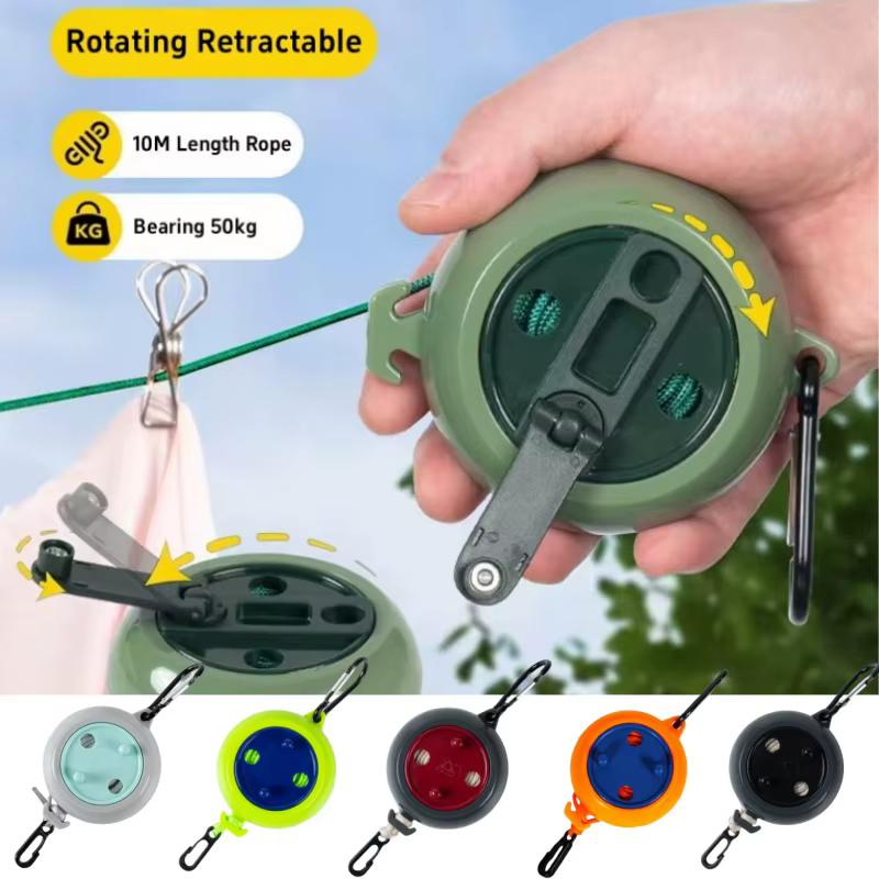 Corde à linge rétractable de 10M