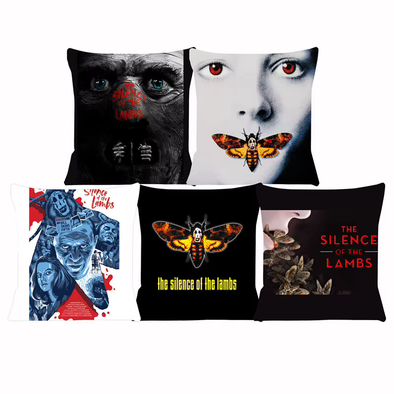 Housse de coussin film d'horreur
