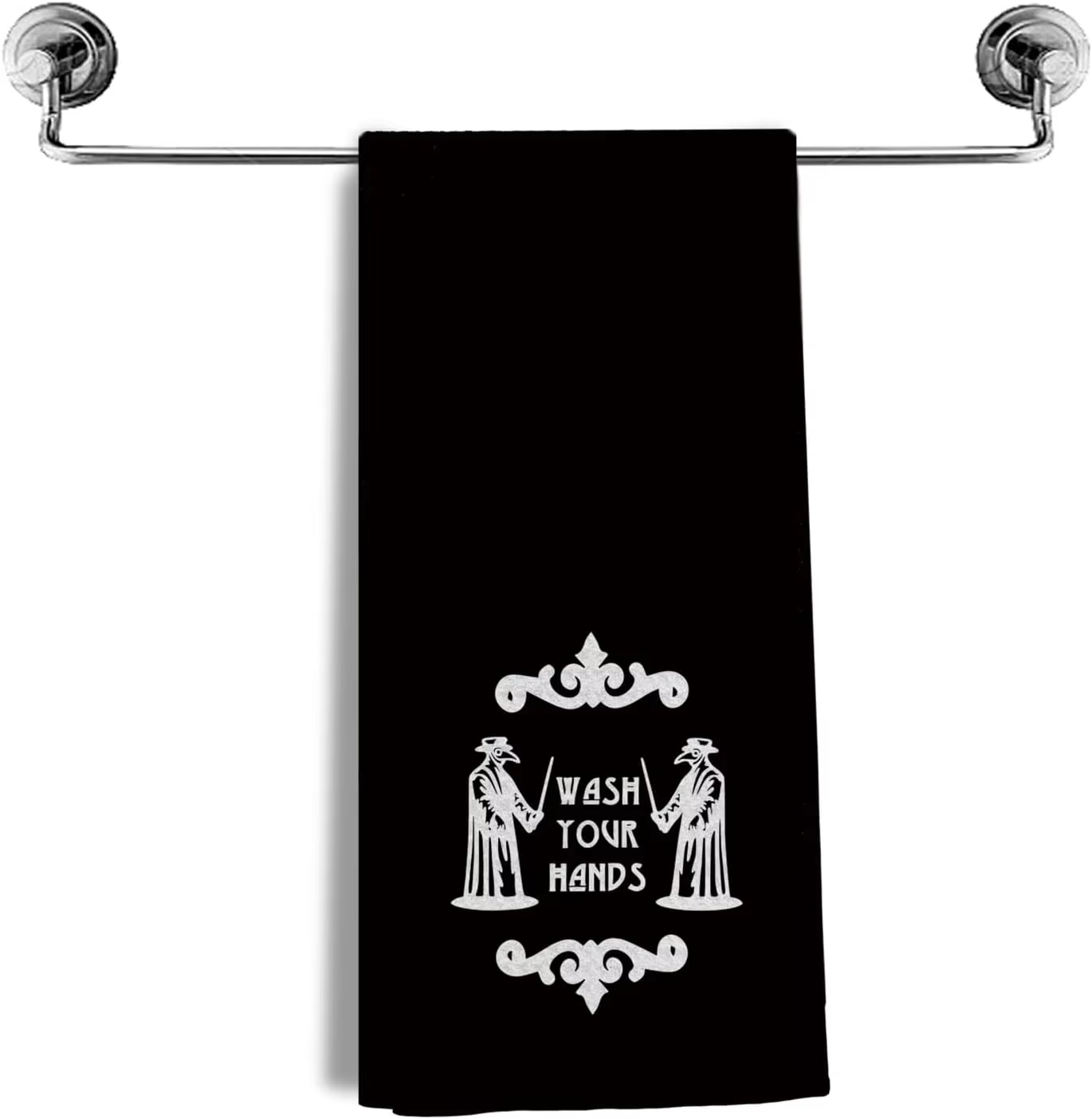 Lavez vos mains Halloween essuie-mains cadeaux pour salle de bain cuisine gothique horreur
