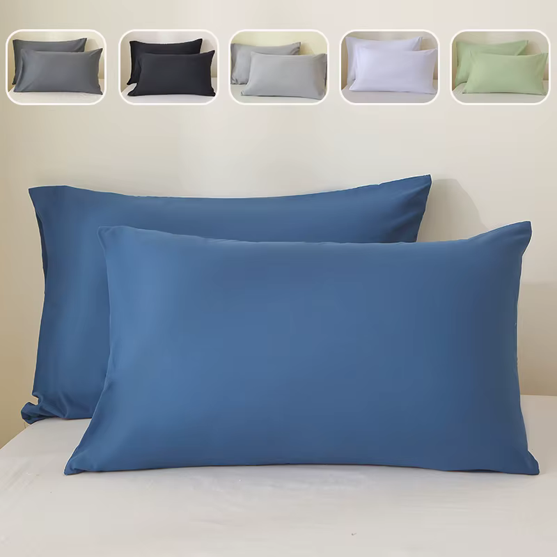 2 pièces ensembles 50x65cm 50x70cm 50x75cm 50x90cm 100% taies d'oreiller en tissu brossé ensemble de housse de coussin