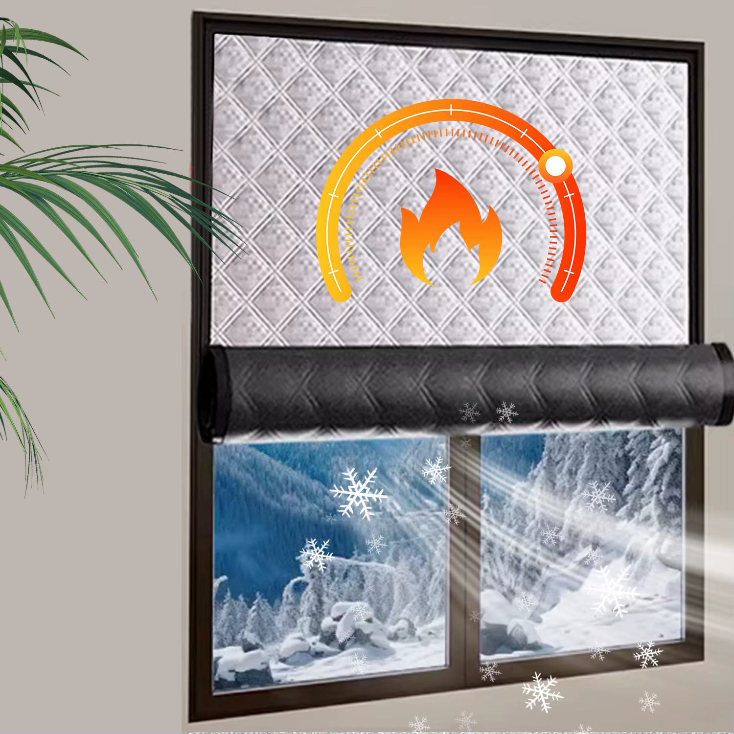 Rideaux chauds d'hiver