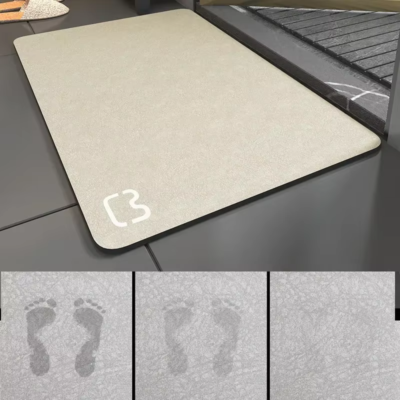 Tapis absorbant de salle de bain