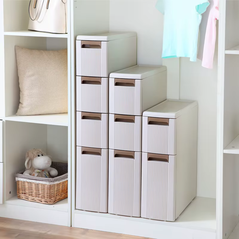 Armoire de rangement sur pied pour salle de bain