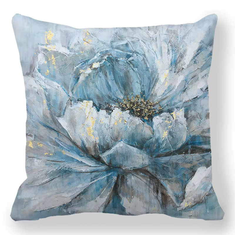 Housse de coussin imprimée en Polyester