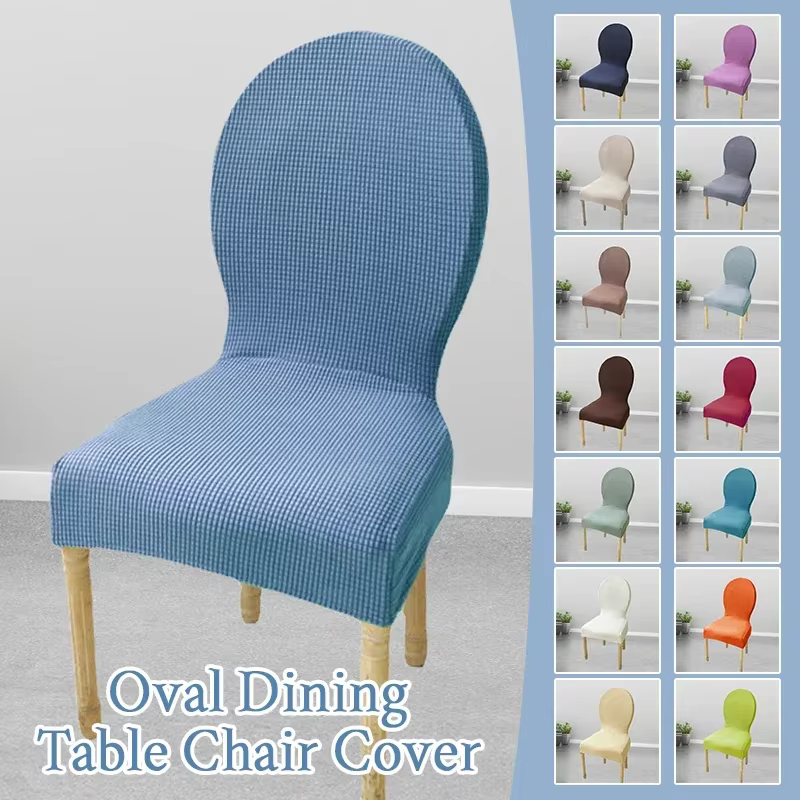 Housses de chaise à dossier rond
