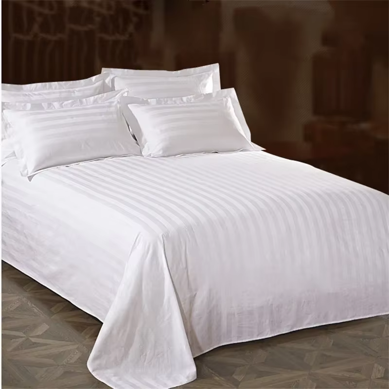 Draps de lit confortables 100 % coton de style hôtel