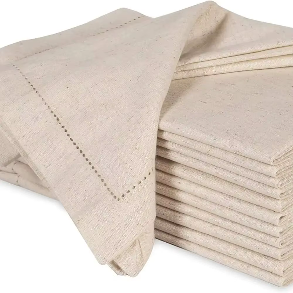 12 pièces serviettes de Table fête de mariage