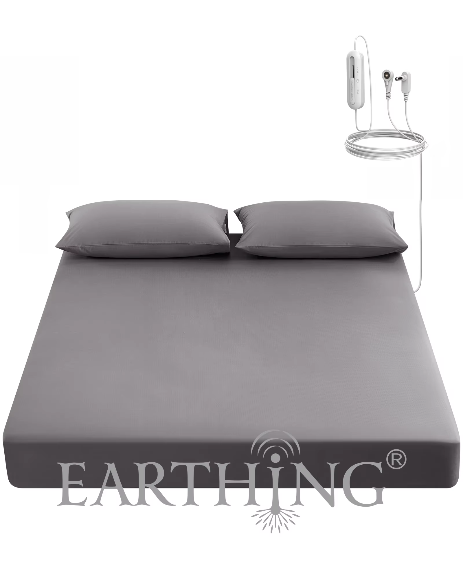 EARTHING – drap-housse de couleur grise