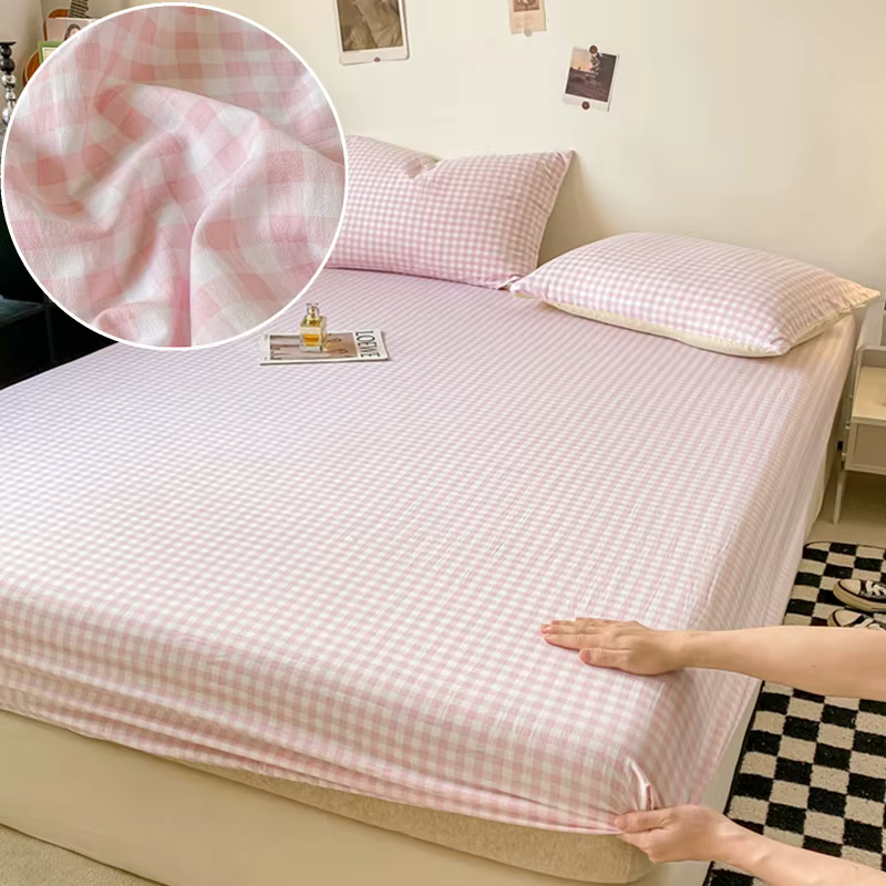 Drap-housse de Style à carreaux