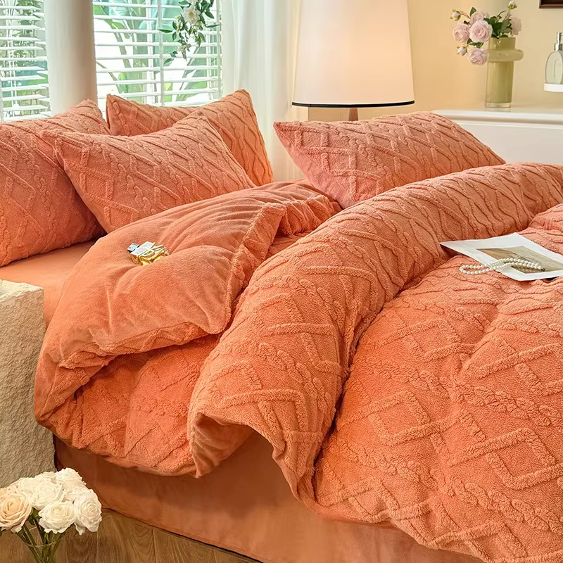 Tafuru – ensemble de couette simple en molleton de lait