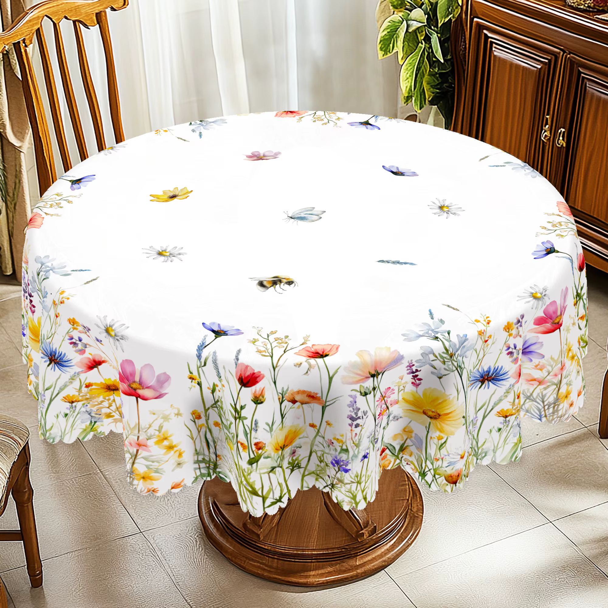Nappe à imprimé floral