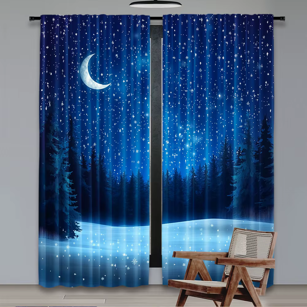 Rideau de lune 2 pièces
