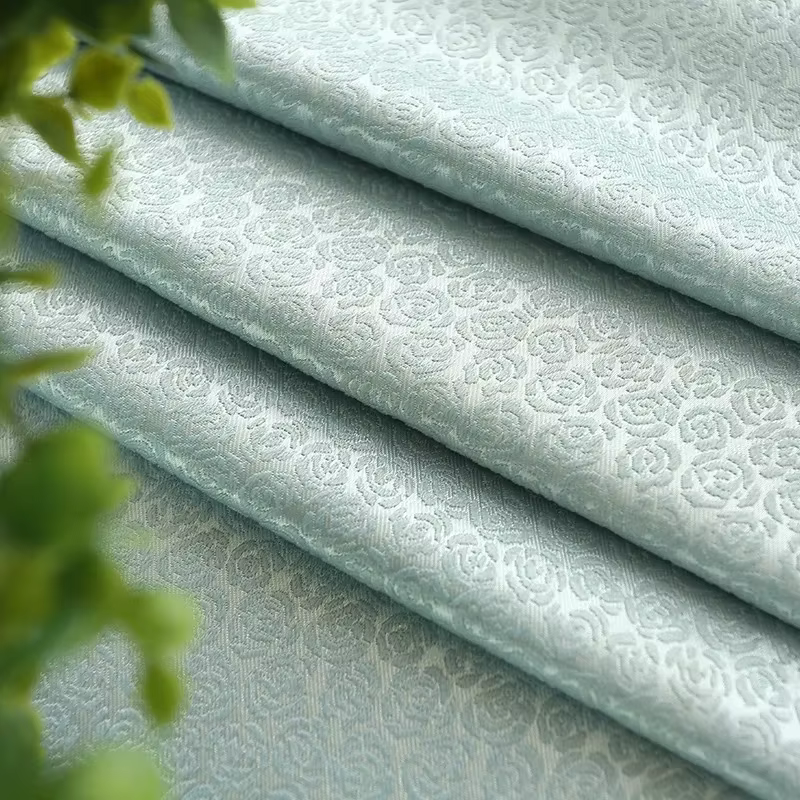 Rideau européen de luxe en tissu