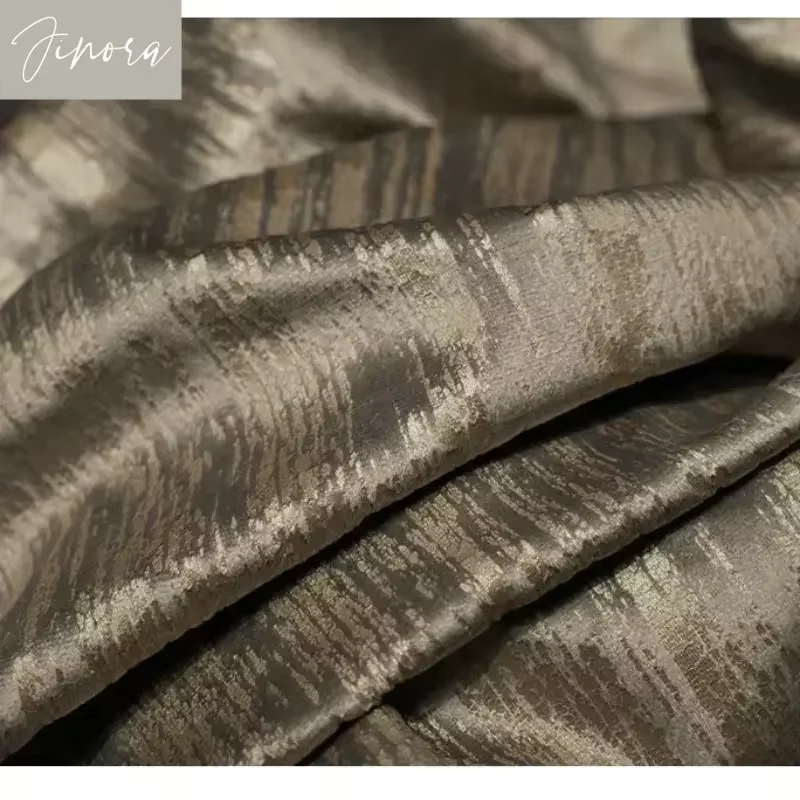 Rideaux en velours de luxe européens pour salon chambre occultant gris dentelle épissage