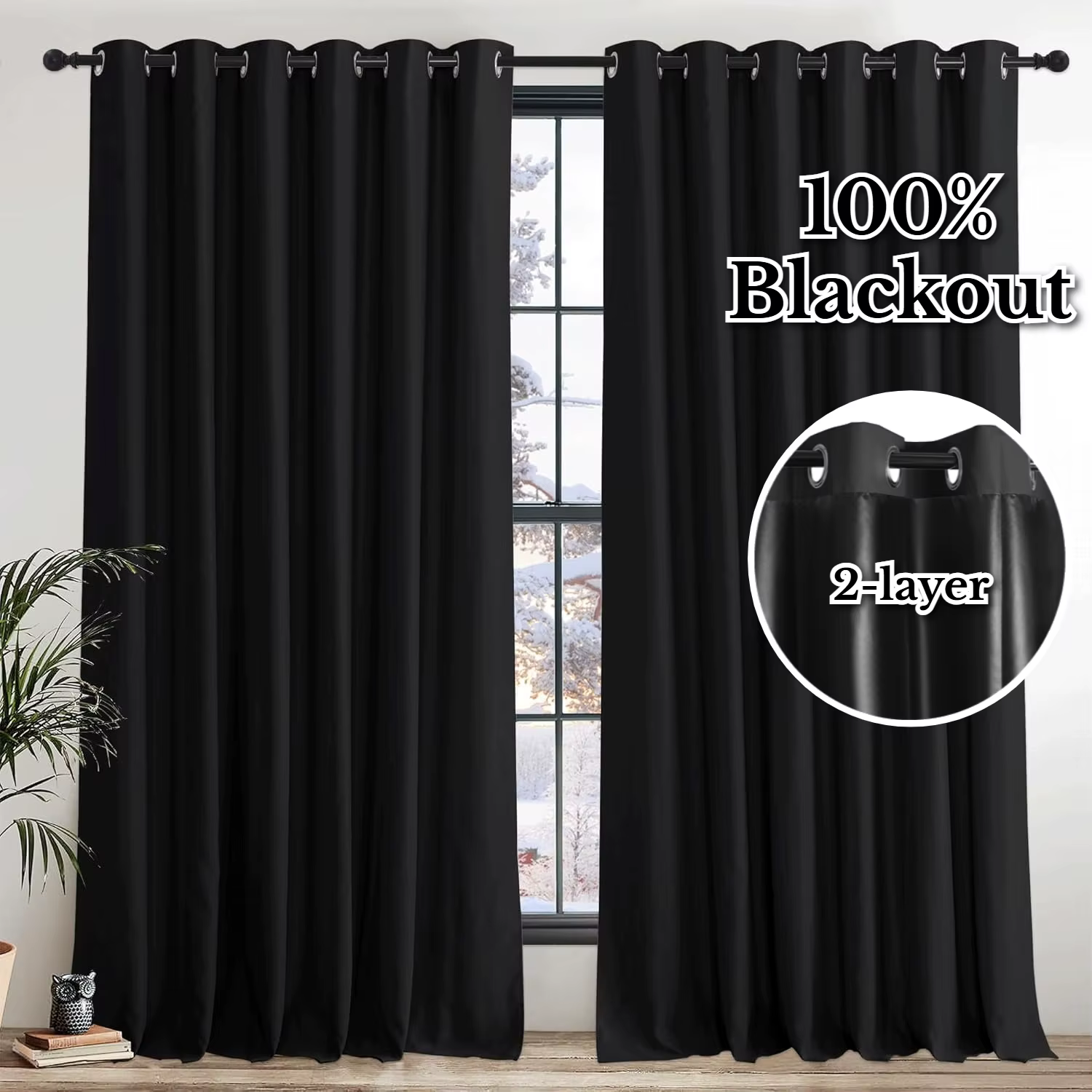 Rideau occultant pour salon