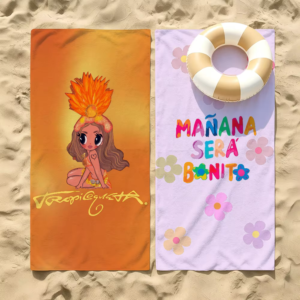 Serviettes amusantes Singer K-Karol G pour les plages