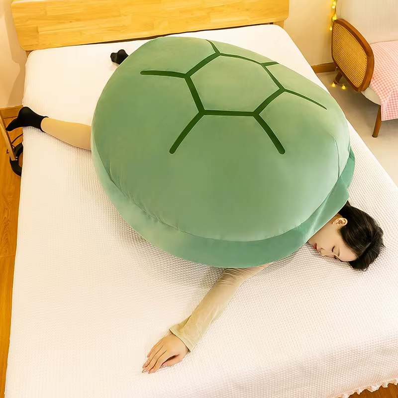 Coussin portable en forme de coquille de tortue