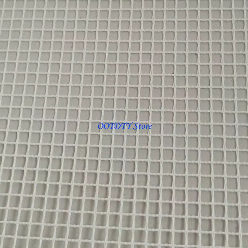 367A tapis crochet filet tissu blanc 150x100cm