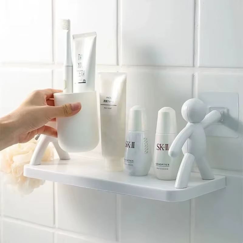 Étagères à shampoing auto-adhésives pour salle de bain