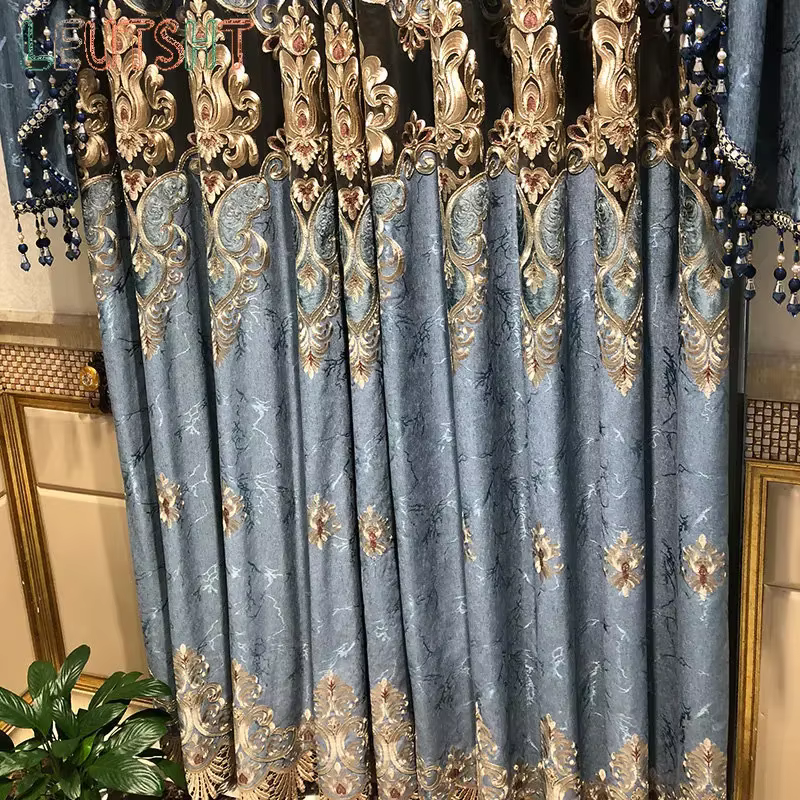Rideaux de style européen pour salon