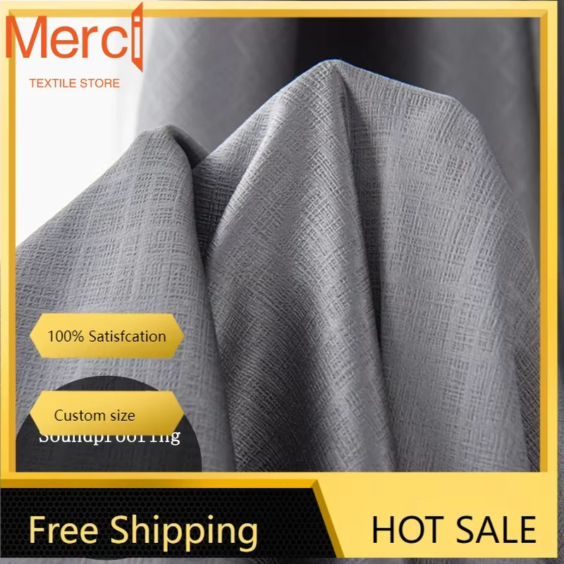 310 cm de hauteur sur mesure haute occultant couleur unie rideaux moderne