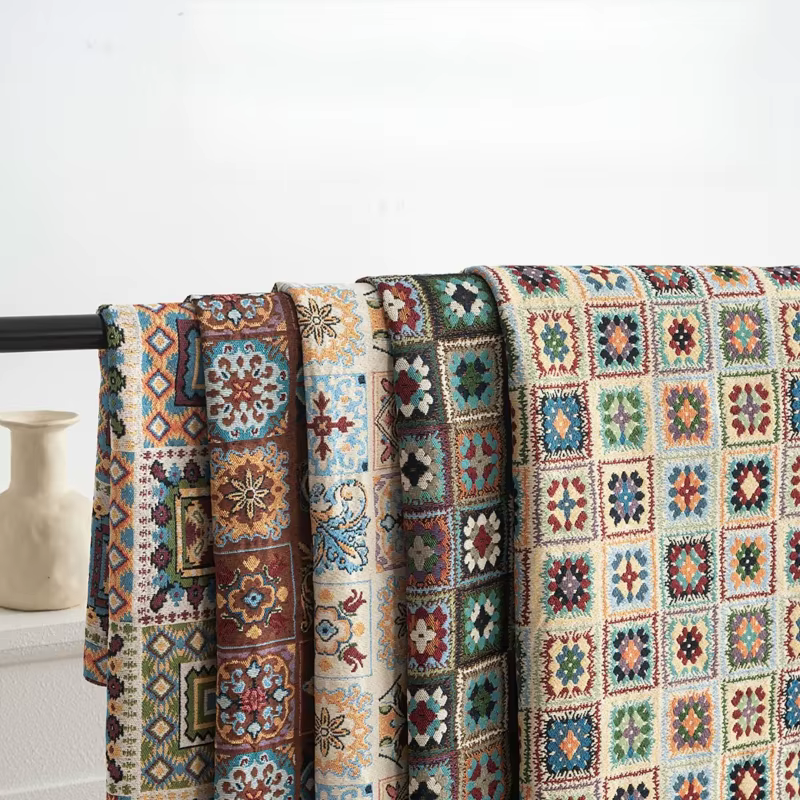 Tissu Jacquard marocain de Style ethnique