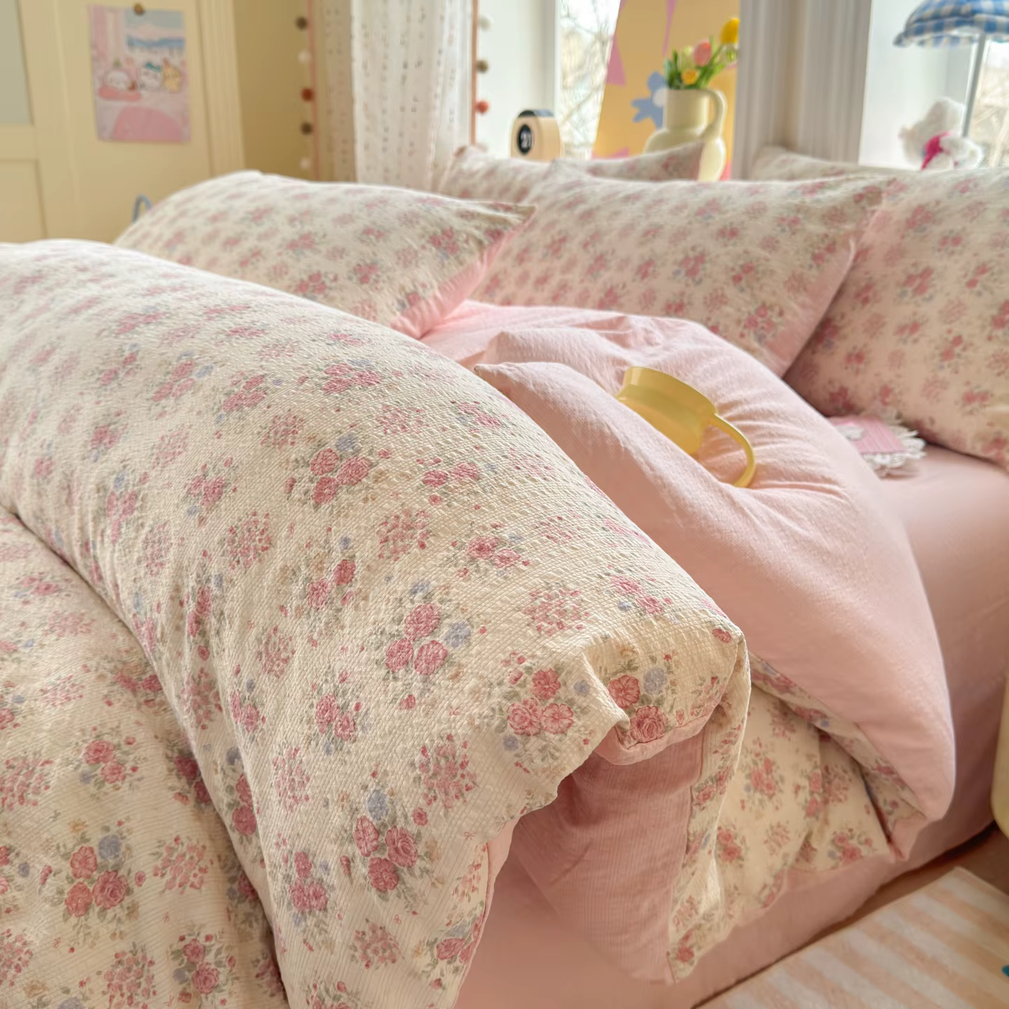Housse de couette en gaze double couche
