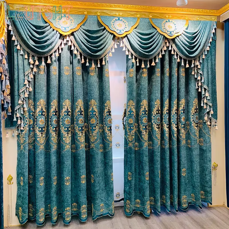 Rideaux de style européen pour salon salle à manger chambre