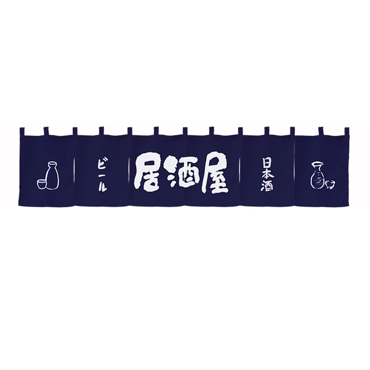 Bannière suspendue pour rideau de Style japonais