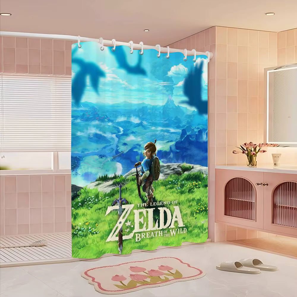 Rideau de salle de bain pour jeu vidéo Legend Zeldas Link
