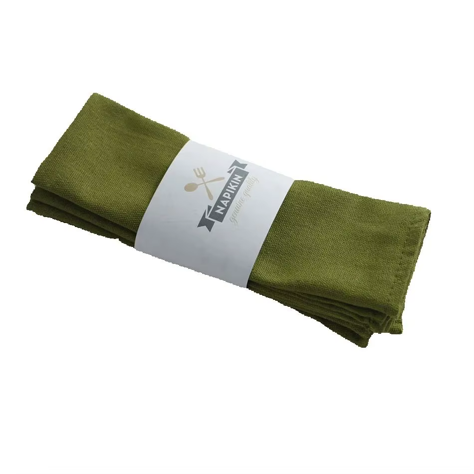 Serviettes en tissu Poly coton 6 pièces