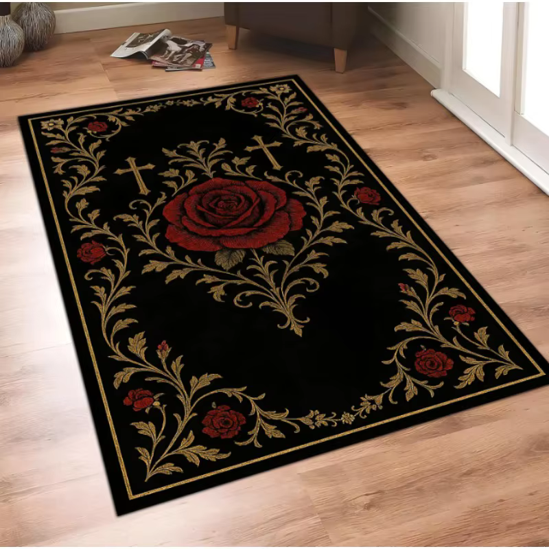 Tapis de bienvenue gothique Rose