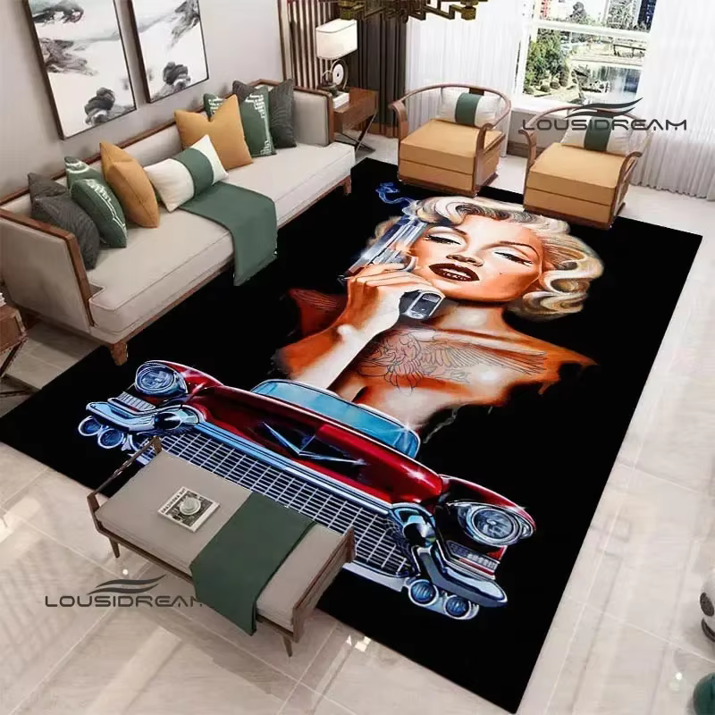 Marilyn Monroe tapis imprimé décoration de chambre