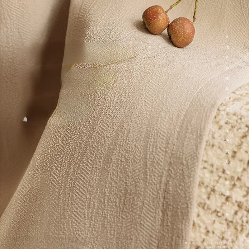 Rideaux japonais en coton et lin pour salon et chambre à coucher