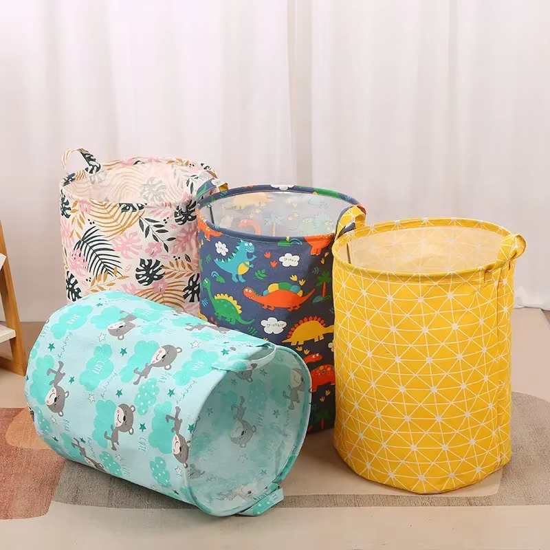 Nouveau panier à linge imprimé Portable pliable sac de rangement
