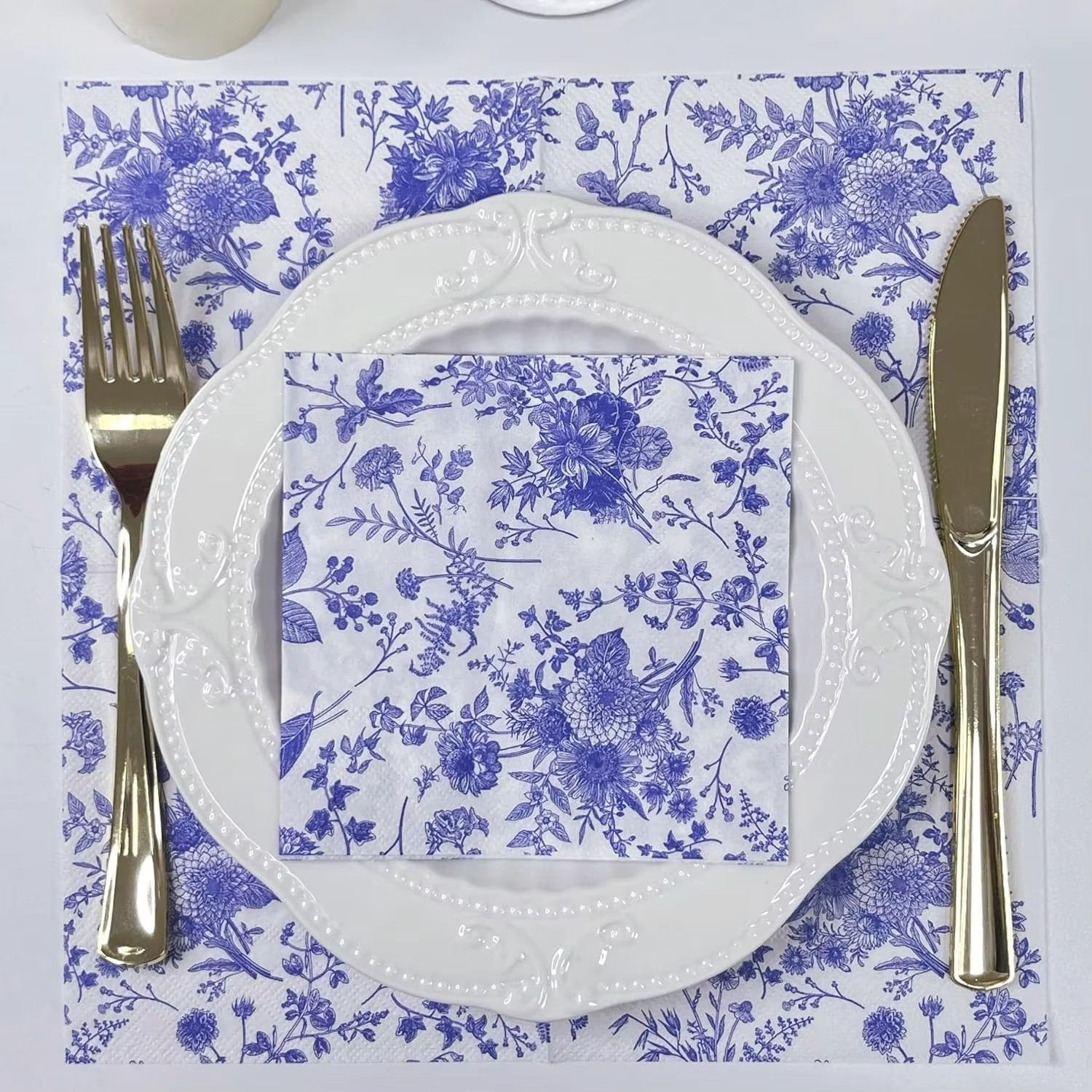 Serviettes en papier pour découpage