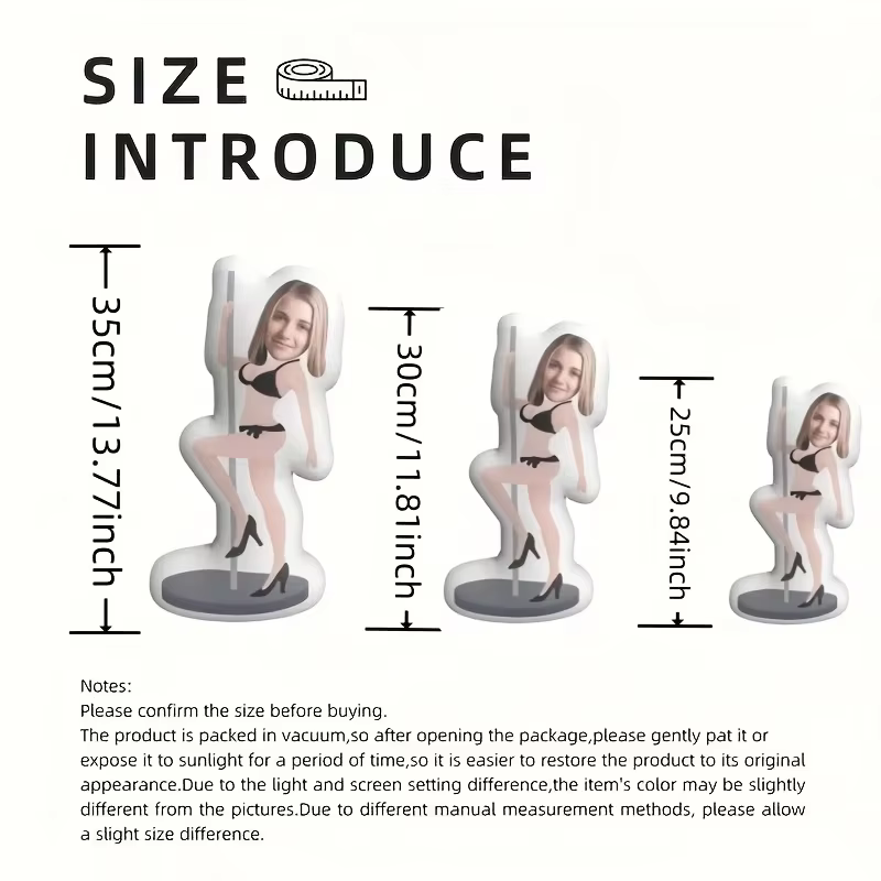 Coussin de danse mini sexy personnalisé