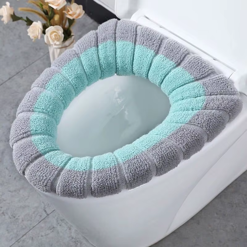 1 pièces plus épais salle de bain housse de siège de toilette coussinets doux confortable