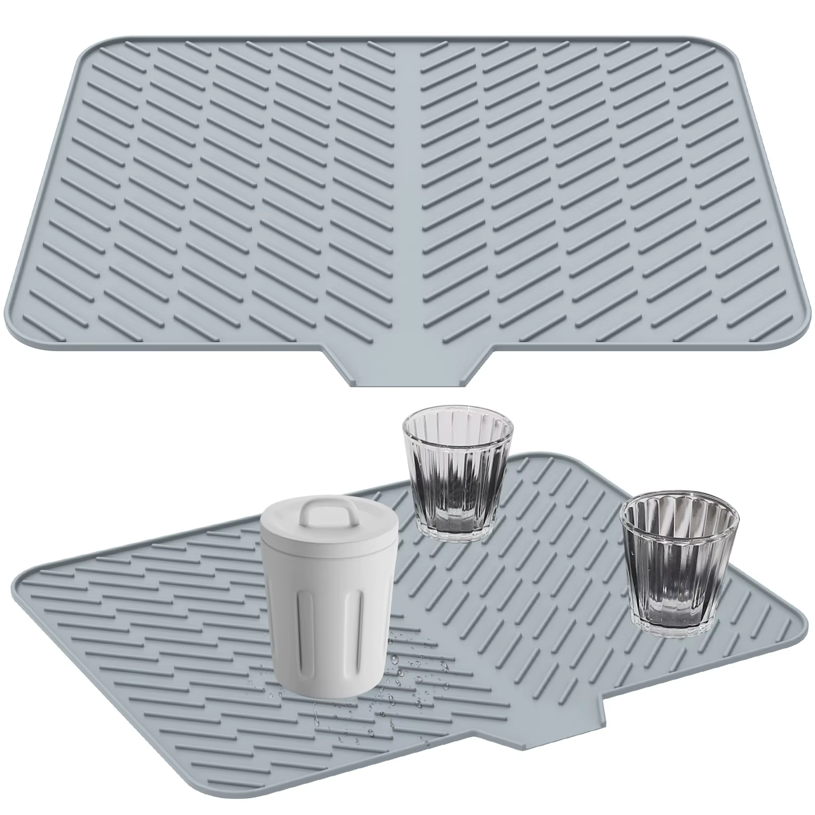 Tapis de séchage de vaisselle en Silicone Ultra absorbant
