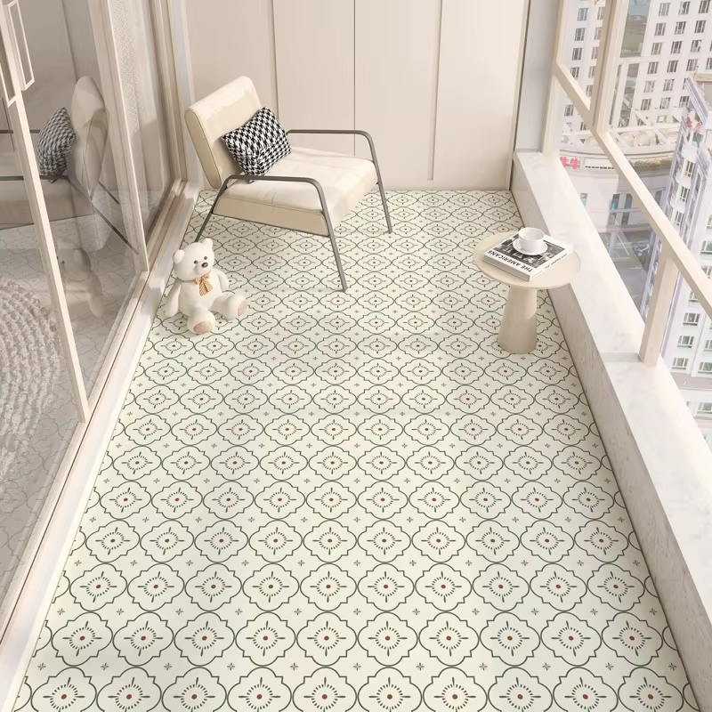 Tapis de sol en cuir PVC imperméable